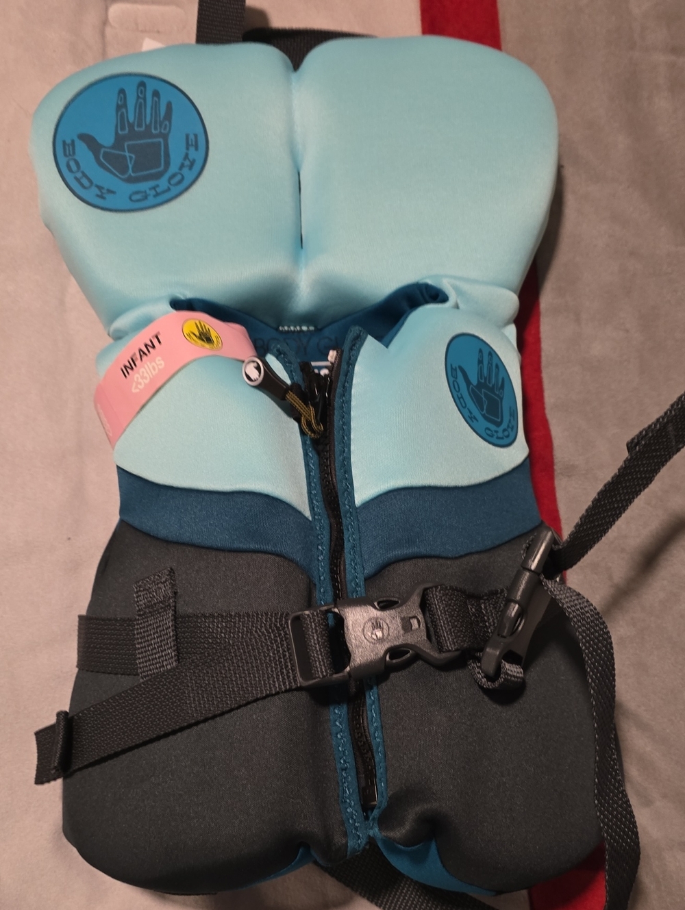 Body Glove Kids Float Vest in Light Aqua and Teal